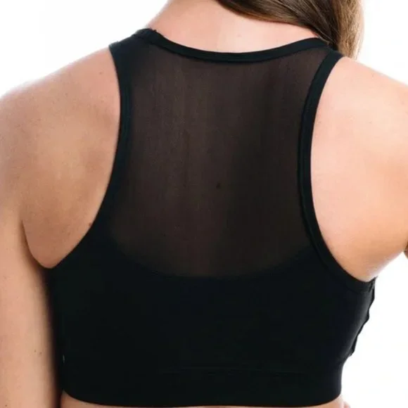 Zyia Active Black Kakadu Brilliant Back Mesh Bra - Picture 6 of 13